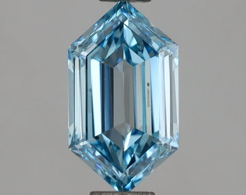 Luxury Fancy Vivid Blue Color VS1 Clarity 1.04 CT Antique Shape Moissanite Diamond For Birthday Ring