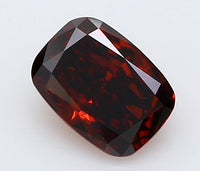 Fantastic 0.44 CT Cushion Shape Fancy Deep Orange Color VS1 Clarity Lab Grown Diamond For Same Sky