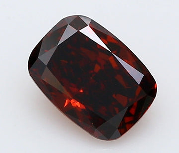 Fantastic 0.44 CT Cushion Shape Fancy Deep Orange Color VS1 Clarity Lab Grown Diamond For Same Sky