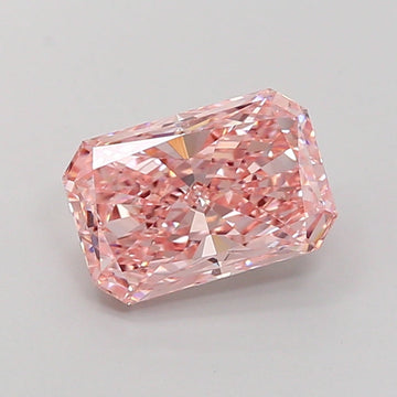 Cocktail 3.00 CT Radiant Shape Fancy Intense Pink Color VS2 Clarity Lab Grown Diamond For One Touch