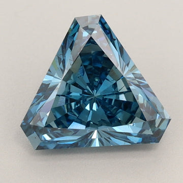 Elegant 1.28 CT Antique Shape Fancy Vivid Blue Color VS2 Clarity Moissanite Diamond For Propose Ring