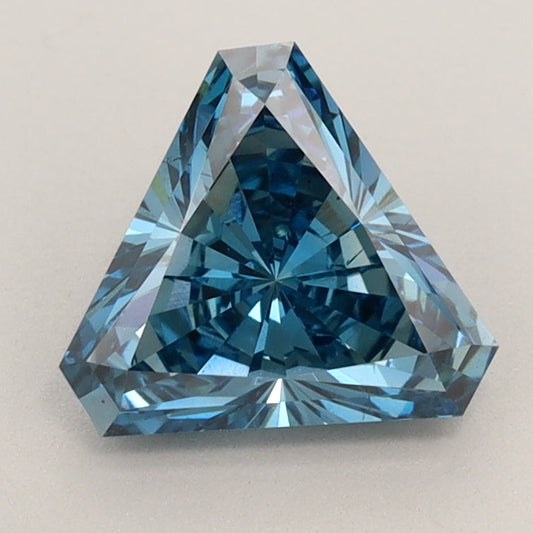 Elegant 1.28 CT Antique Shape Fancy Vivid Blue Color VS2 Clarity Moissanite Diamond For Propose Ring