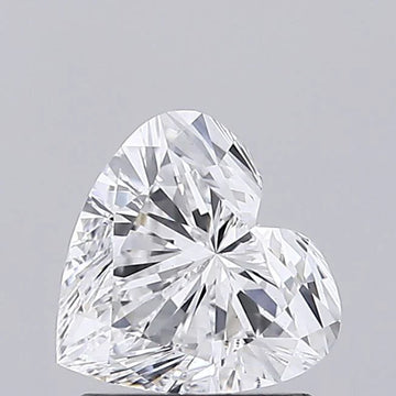 Latest Of 1.11 CT Heart Shape D Color VS1 Clarity Moissanite Diamond For Soft Truth