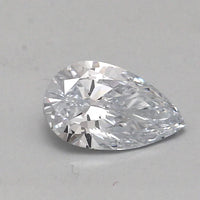 Excellent 0.41 CT Pear Shape E Color VS1 Clarity Moissanite Diamond For Past Blue