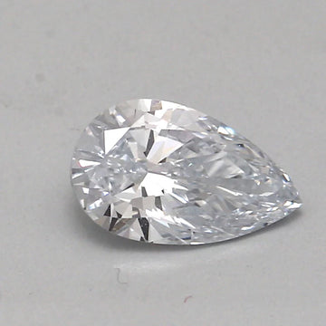 Excellent 0.41 CT Pear Shape E Color VS1 Clarity Moissanite Diamond For Past Blue