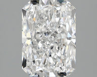 Custom Luxury 2.07 CT Radiant Shape D Color SI1 Clarity Lab grown Diamond For Full Grace
