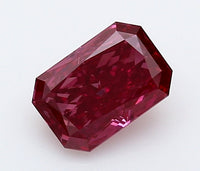 Latest Fancy Deep Pink Color VS2 Clarity 1.06 CT Radiant Shape Moissanite Diamond For her Ring