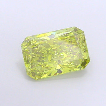Cocktail 3.04 CT Radiant Shape Fancy Intense Yellow Color VS2 Clarity Lab Grown Diamond For One Touch