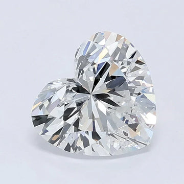 Elegant 1.07 CT Heart Shape E Color VS1 Clarity Moissanite  Diamond For Wedding Ring
