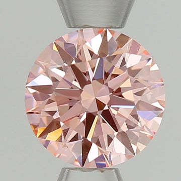 Experience Luxury choice 0.39 CT Round Shape Fancy Intense Pink Color VVS2 Clarity Lab Grown Diamond For Her choice