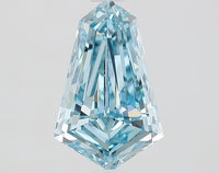 Dazzling Antique Shape Fancy Intense Blue Color 1.46 CT VS1 Clarity Moissanite Diamond For Cocktail Ring