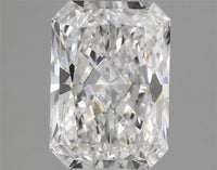 Classic 1.60 CT Radiant Shape E Color SI1 Clarity Lab grown Diamond For One Step