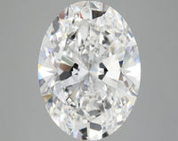 Fine 6.02 CT Oval Shape D Color VVS2 Clarity Lab grown Diamond For One Wish