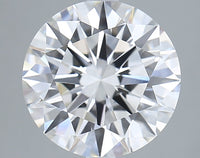 Bright 4.07 CT Round Shape E Color VVS2 Clarity Lab grown Diamond For Wedding Ring