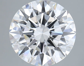 Bright 4.07 CT Round Shape E Color VVS2 Clarity Lab grown Diamond For Wedding Ring