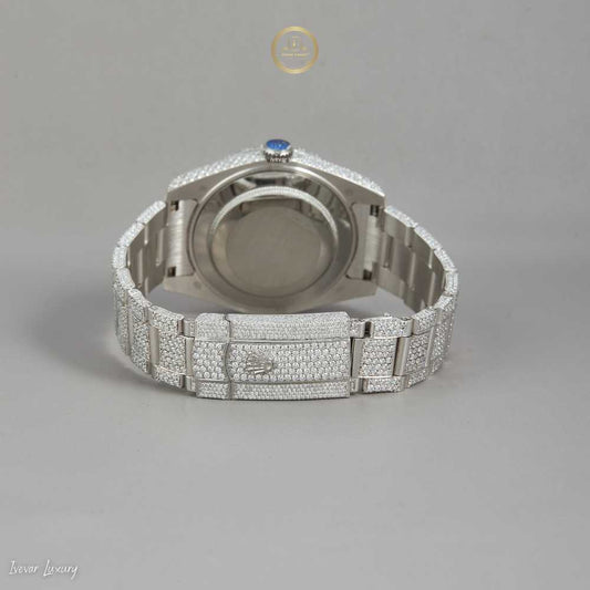 Lab Diamond Full Ice Watch by Ivevar Luxury & Elegance Redefined