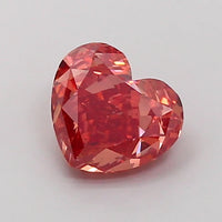 Top Quality Of 1.73 CT Heart Shape Fancy Vivid Brownish Pink Color VS2 Clarity Moissanite Diamond For Light Remains