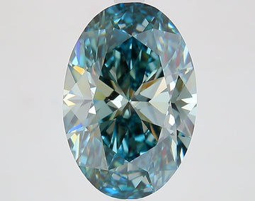 Timeless 4.38 CT Oval Shape Fancy Vivid Blue Color VS1 Clarity Lab grown Diamond For Wedding Ring
