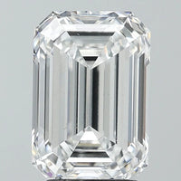 Minimalist Of 2.10 CT Emerald Shape D Color VS1 Clarity Moissanite Diamond For Engagement Ring
