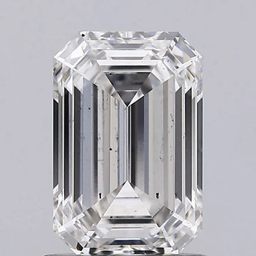 Dazzling 1.15 CT Emerald Shape H Color SI1 Clarity Moissanite Diamond For Propose Ring