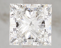 Luxury Grade 3.01 Carat Princess Cut Moissanite Diamond G Color VS1 Clarity Excellent Cut for Statement Jewelry