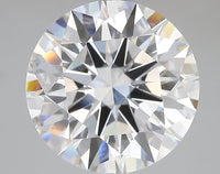 Classic 5.04 CT Round Shape D Color VS2 Clarity Moissanite Diamond For Gift Ring