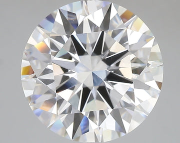 Classic 5.04 CT Round Shape D Color VS2 Clarity Moissanite Diamond For Gift Ring