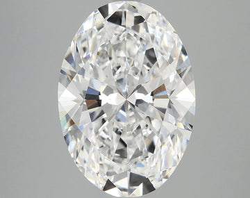 Designer 5.07 CT Oval Shape D Color VS1 Clarity Lab Grown Diamond For Special One Ring