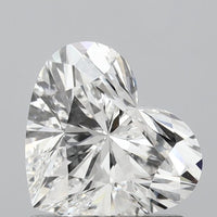 Classic Heart Shape F Color 1.03 CT VS1 Clarity Moissanite Diamond For Cocktail Ring