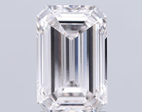 Bright 2.04 CT Emerald Shape H Color VS1 Clarity Lab grown Diamond For Engagement Ring