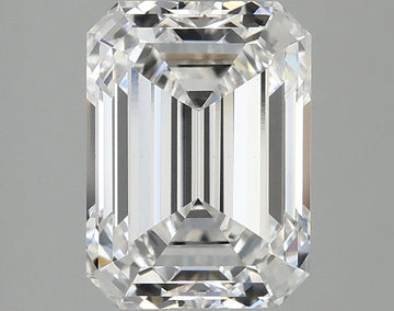 Trendy Of 3.07 CT Emerald Shape D Color VS1 Clarity Lab Grown Diamond For Sound Time