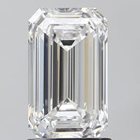 Classic Of 1.57 CT Emerald Shape D Color VS1 Clarity Lab Grown Diamond For Sound Time