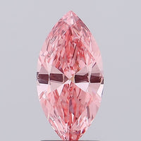 Excellent Of 1.50 CT Marquise Shape Fancy Vivid Pink Color VS2 Clarity Lab Grown Diamond For Soft Days