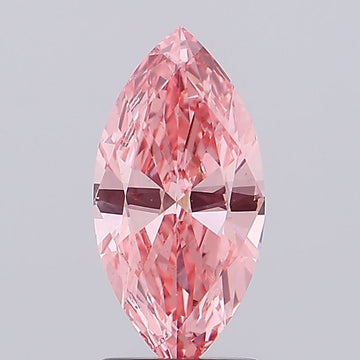 Excellent Of 1.50 CT Marquise Shape Fancy Vivid Pink Color VS2 Clarity Lab Grown Diamond For Soft Days