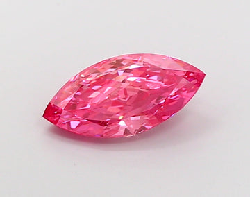Classic Of 2.26 CT Marquise Shape Fancy Vivid Pink Color VS2 Clarity Lab Grown Diamond For Held Gaze