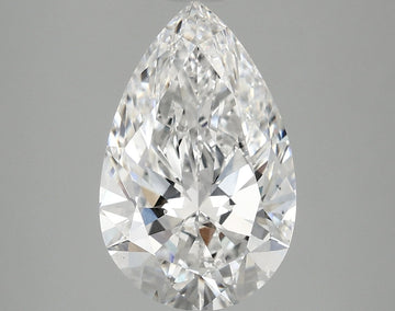 Hot Selling 3.07 CT Pear Shape D Color VS1 Clarity Moissanite Diamond For Engagement Ring