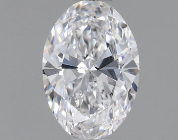 Fine 0.57 CT Oval Shape D Color VS1 Clarity Lab Grown Diamond For Engagement Ring