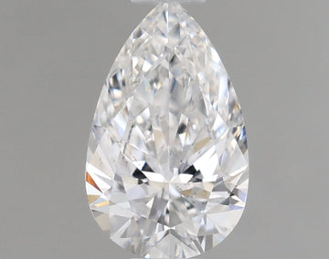 Bright 0.45 CT Pear Shape D Color SI1 Clarity Lab Grown Diamond For the Blue Silence