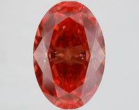 Classic Of 3.14 CT Oval Shape Fancy Vivid Brownish Pink Color VS2 Clarity Lab Grown Diamond For Found Light