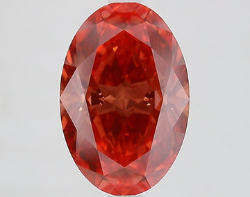Classic Of 3.14 CT Oval Shape Fancy Vivid Brownish Pink Color VS2 Clarity Lab Grown Diamond For Found Light
