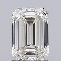Stunning 1.73 CT Emerald Shape G Color VS1 Clarity Moissanite Diamond For Someone Ring