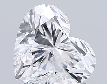Fine Of 1.57 CT Heart Shape D Color VS1 Clarity Lab Grown Diamond For Quiet Hope