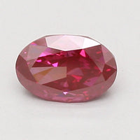 Unique Of 0.84 CT Oval Shape Fancy Deep Pink Color VS1 Clarity Lab Grown Diamond For Propose Ring