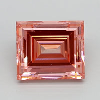 Bright 5.14 CT Antique Shape Fancy Vivid Pink Color VS1 Clarity Moissanite Diamond For Engagement Ring
