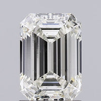 Designer 1.64 CT Emerald Shape H Color VS2 Clarity Lab grown Diamond For Special One Ring
