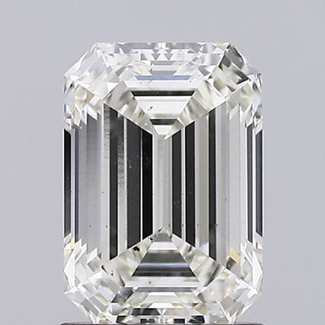 Designer 1.64 CT Emerald Shape H Color VS2 Clarity Lab grown Diamond For Special One Ring