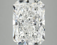 Classic 5.10 CT Radiant Shape D Color SI1 Clarity Lab grown Diamond For Late Bloom