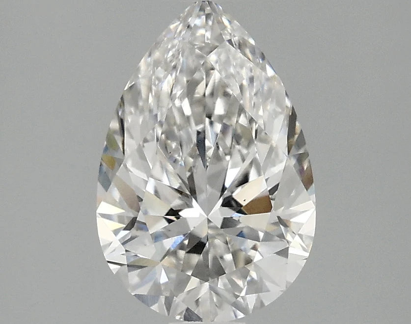 Excellent 1.51 CT Pear Shape F Color VS2 Clarity Moissanite Diamond For This Moment