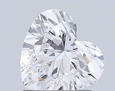 1.09 Ct Heart Cut Moissanite - E Color, VS1 Clarity