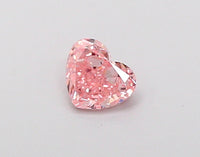 Shiny 0.31 CT Heart Shape Fancy Pink Color VS1 Clarity Moissanite Diamond For Surprise Ring